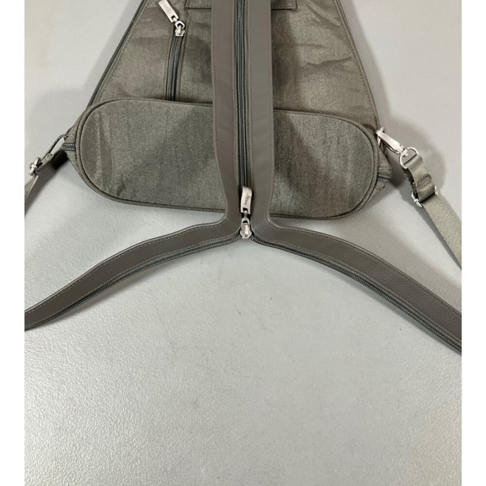 Baggallini Metro Convertible Backpack - RFID Wristlet, Water-Resistant Nylon, Ad - Picture 7 of 10